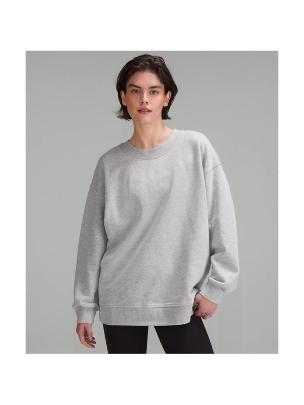 Lululemon Perfectly Oversized Crew Sweatshirt Women's Black